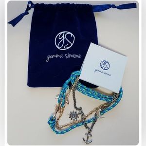 Gemma Simone Voyage 3 Piece Wrap Bracelet and Anklet Set